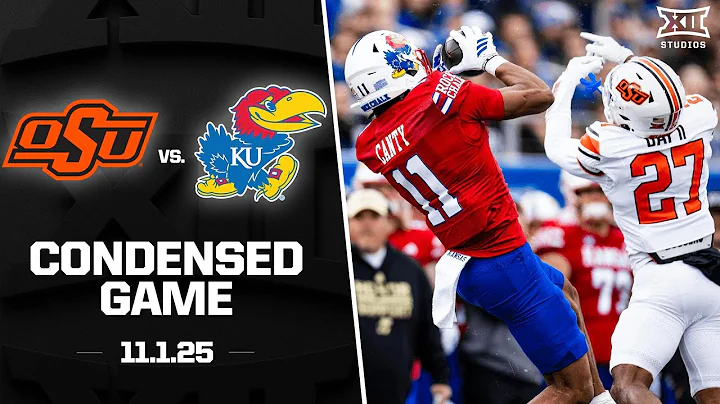 Oklahoma State vs. Kansas Condensed Game | 2025 Big 12 Football