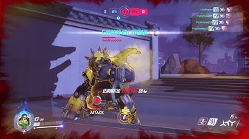 Overwatch : Genji Quintuple kill