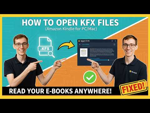 Opening KFX Files (Amazon Kindle for PC/Mac)