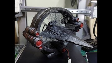 #tinkercad 3D modelling - Suspended #starwars #stardestroyer  Part 2