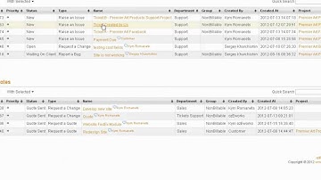 Tickets Reports in qdPM Extended 3.0 Project Management
