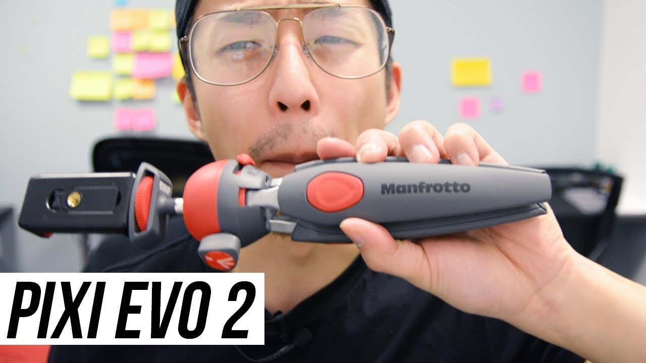 Manfrotto MTPIXIEVO-RD PIXI EVO Mini Tripod, Red. No Fees! EU - View #2
