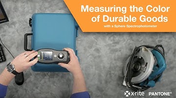 Measuring the Color of Durable Goods with a Sphere Spectrophotometer
