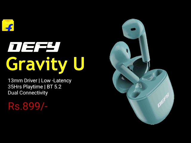 Defy Gravity U TWS Earbuds 13mm Drivers, Deep Bass