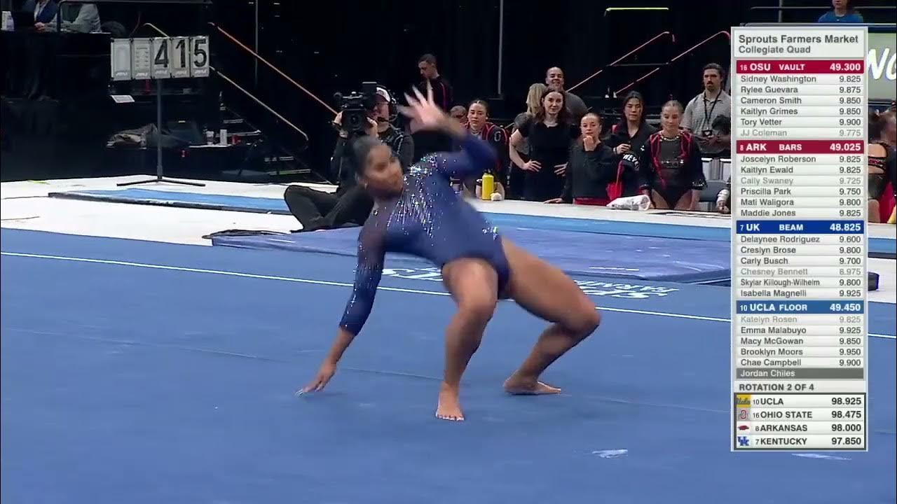 Jordan Chiles Near Perfect 9 975 Floor UCLA Sprouts Collegiate Quad 1 jordan-chiles-near-perfect-9-975-floor-ucla-sprouts-collegiate-quad-1