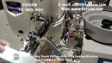 Automatic Feeding Shank Button Attaching Sewing Machine Unit