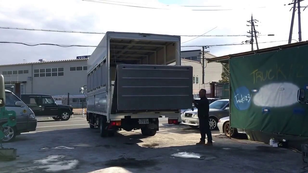 家畜運搬車の製作 架装 Truck123 Youtube