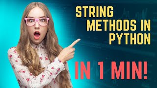 String Methods in python || In 1 MIN ||