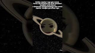 Saturnus menarik jupiter🗿 #alamsemesta #tatasurya