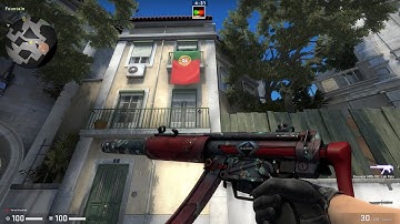 CSGO Souvenir MP5-SD Lab Rats Minimal Wear Rare Patter Red Mama