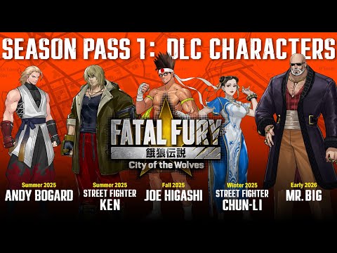 FATAL FURY  City of the Wolves  ▰  Official Season Pass 1 Full Reveal Trailer And Open Beta Date