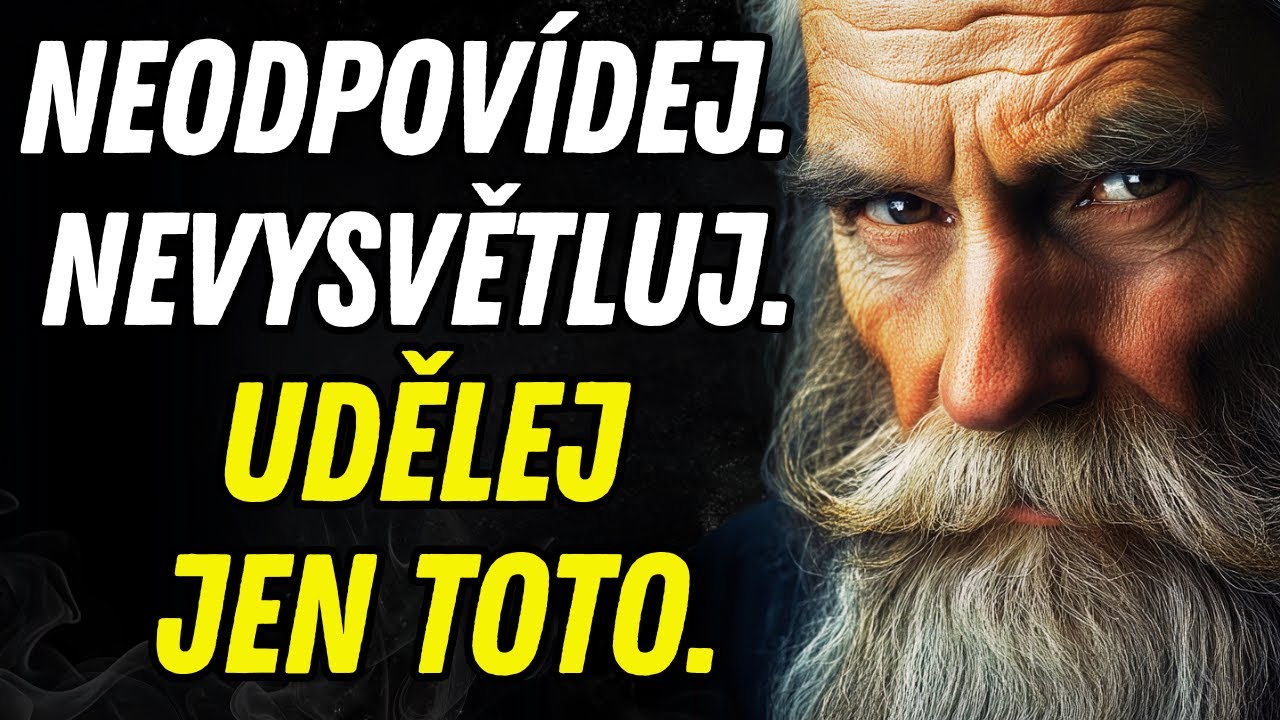 UDĚLEJ TO A TEN, KDO TĚ IGNOROVAL, TĚ ZAČNE HLEDAT POTICHU |STOICISMUS
