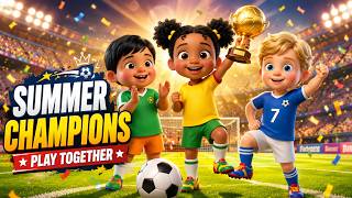 Football Game⚽ Summer Champions | Ultimate Football Anthem |  Nursery Rhymes & Kids Songs screenshot 3