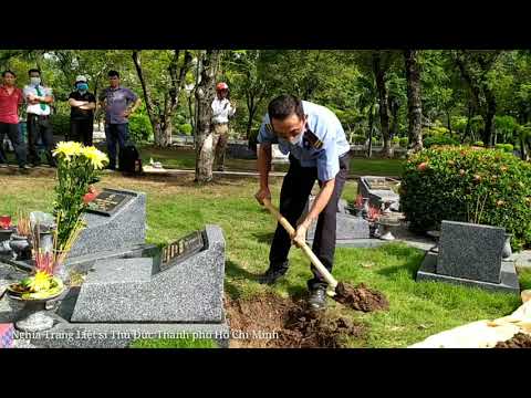 Video Bốc hài cốt Liệt sĩ tại nghĩa trang thủ đức hcm - youtube