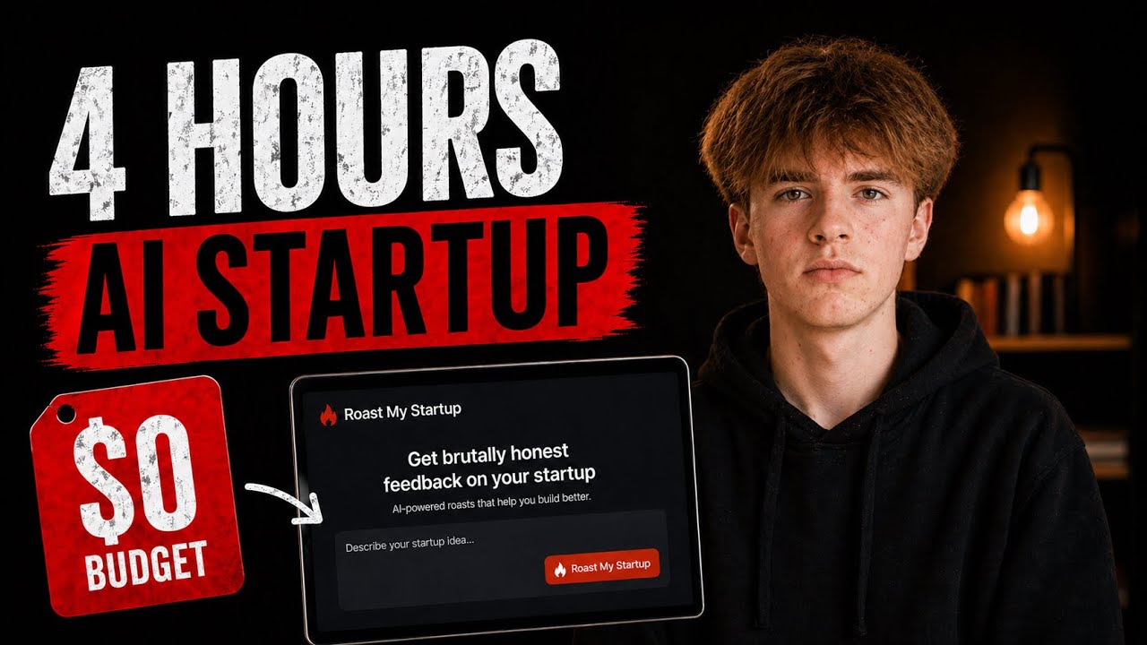 I Built and Deployed an AI App in 4 Hours ($0 Budget) - YouTube