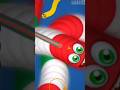 Wormszone Magic🐍 Game play #Short #snack #worms #youtubeshort #slitherio#wormatio#games