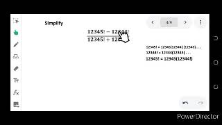 RATIONAL EXPRESSIONS WITH FACTORIAL