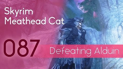 Skyrim[087] Meathead Cat: Defeating Alduin (No Commentary,60fps) [Final Episode]