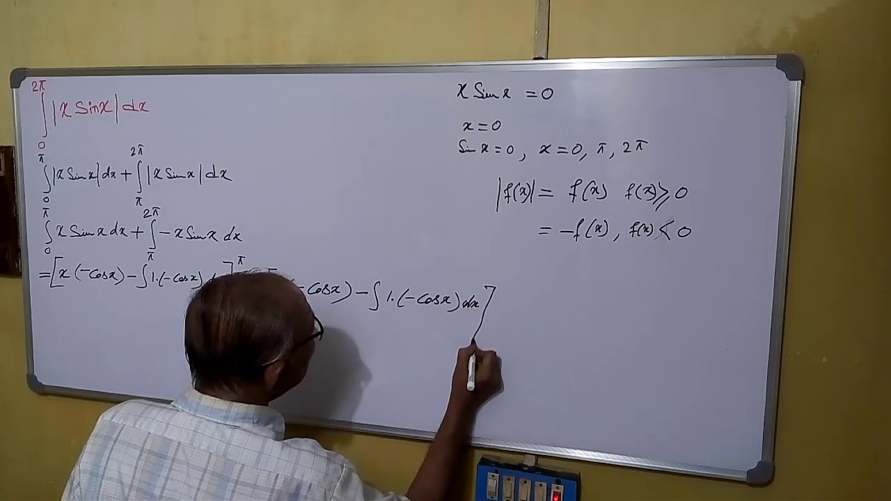 Integration Of x Sin X Between 0 2 YouTube integration-by-parts-integral-of-x-sin-2x-dx-youtube