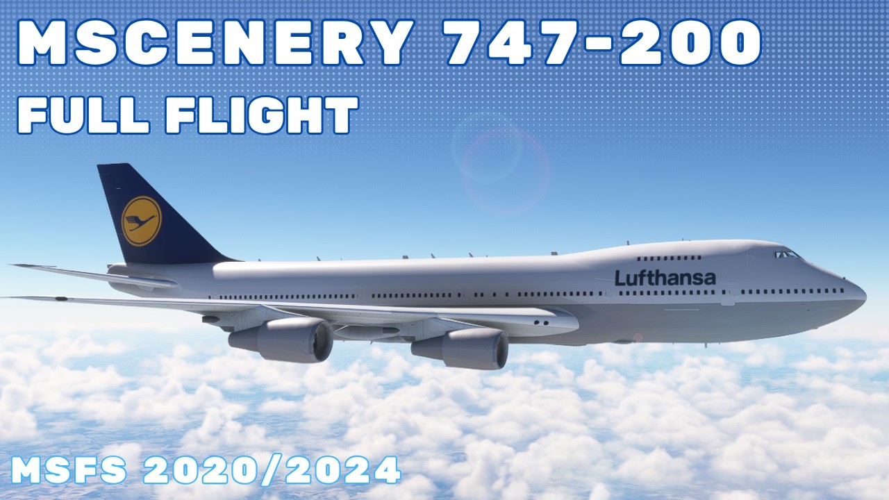 MSFS MScenery 747 Classic (747-100/200/300) - Full Flight Showcase