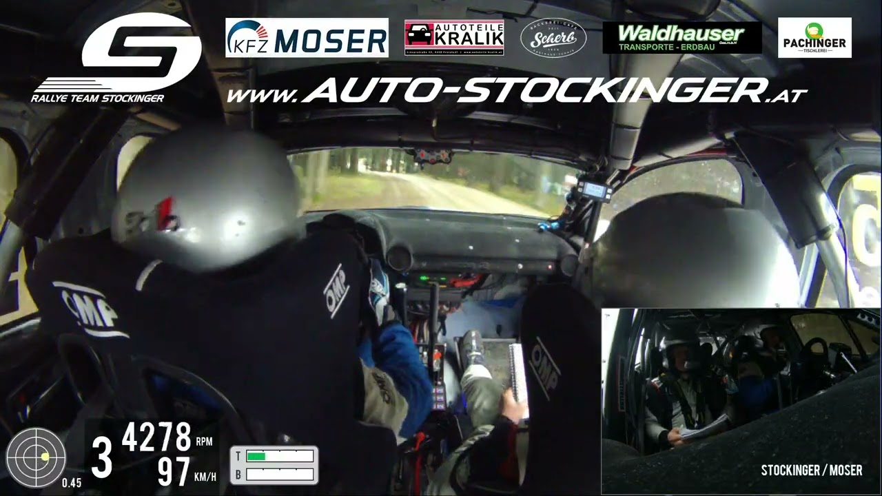 Shakedown Crash Stockinger Jännerrallye 2023 Onboard