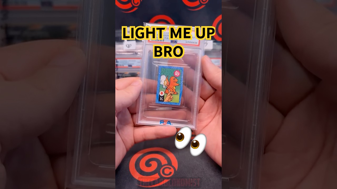 Charmander Lighting a Cigarette!? One of the Strangest Pokémon Cards Ever Made