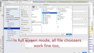 [Bug Demo] FileChooser dialog cannot be focused