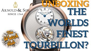 Arnold & Son UTTE (Ultra-Thin Tourbillon Escapement) 1UTAR.S08A 42mm - UNBOXING - AMAZING