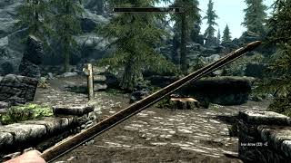 Skyrim bow animation gone wrong