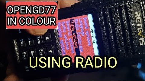 OPENGD77 , NEW COLOUR THEME OPTIONS USING RADIO ,RT3S