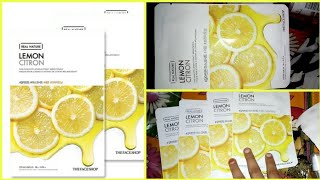 The Face Shop Lemon Citron Mask Review