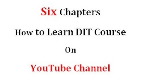 How to learn Computers- DIT in Urdu/DIT complete course lecture 6