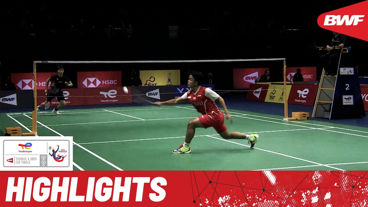Reigning champions Indonesia face Singapore in BWF Thomas Cup Finals opener 