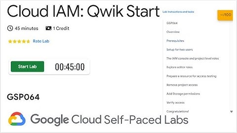 Cloud IAM: Qwik Start | GSP064 | Google Cloud Skills Boost | QUICK-GCP-LAB | 2024 #qwiklabs