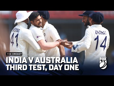 India vs Australia - 3rd Test, Day One,  Match Highlights | Fox Cricket | 01/03/23