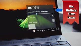 Fix Battery Remaining Time not Showing Issues on Window 10