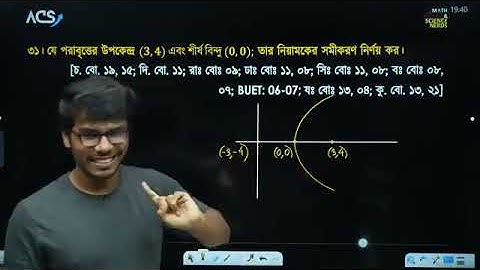 কনিক। Conics।‌ HSC Higher Math 2nd Paper Chapter 6। Kazi rakibul Hasan Higher Math।‌ ACS।
