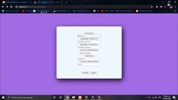 formulario HTML conectado a base de datos