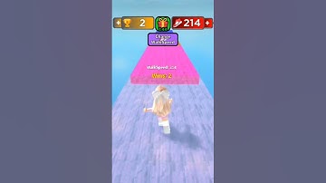 #roblox Every Second You Get +1 Walkspeed |Aryana Gaming