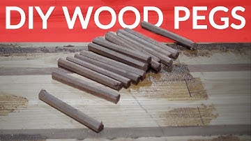 The Secret to DIY Wood Pegs (Easy & Cheap)