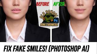 How to Fix an Unnatural Smile in Photoshop (Smart Portrait Secret!)