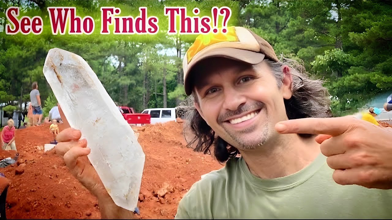 Best Public Dig Ever Possibly?! Quartz Crystal Digging Fisher Mt