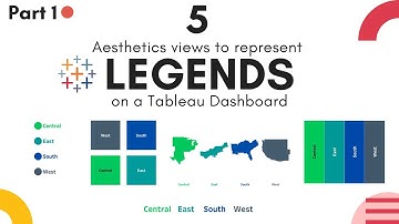 Different Type of Legends in Tableau | 5 Innovative Legend views to enhance dashboard aesthetics