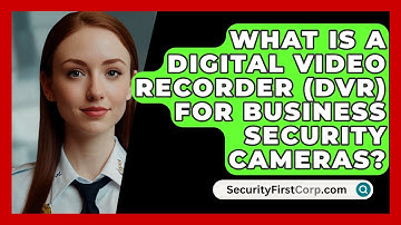 What Is A Digital Video Recorder (DVR) For Business Security Cameras? - SecurityFirstCorp.com