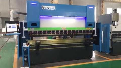ACCURL 8 axis CNC Press Brake with Slide RAM Stroke of Test Accurancy and Efficiency