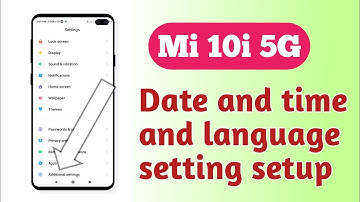 Xiaomi Mi 10i 5G , Date and time and language setting setup Full setup How to use