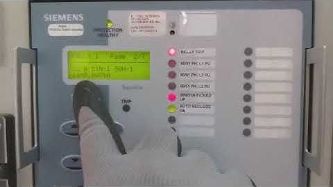 Pembacaan Fault Record Pada Relay Siemens Argus 7SR2203