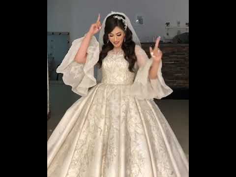 عروسه خطفت الانظار بفوستنها الروعه علي مهرجان يام شعر حرير