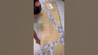 Cara Penempatan Pola Abaya Pada Kain