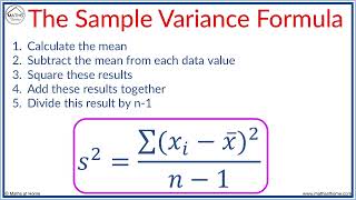 How to Calculate the Variance
